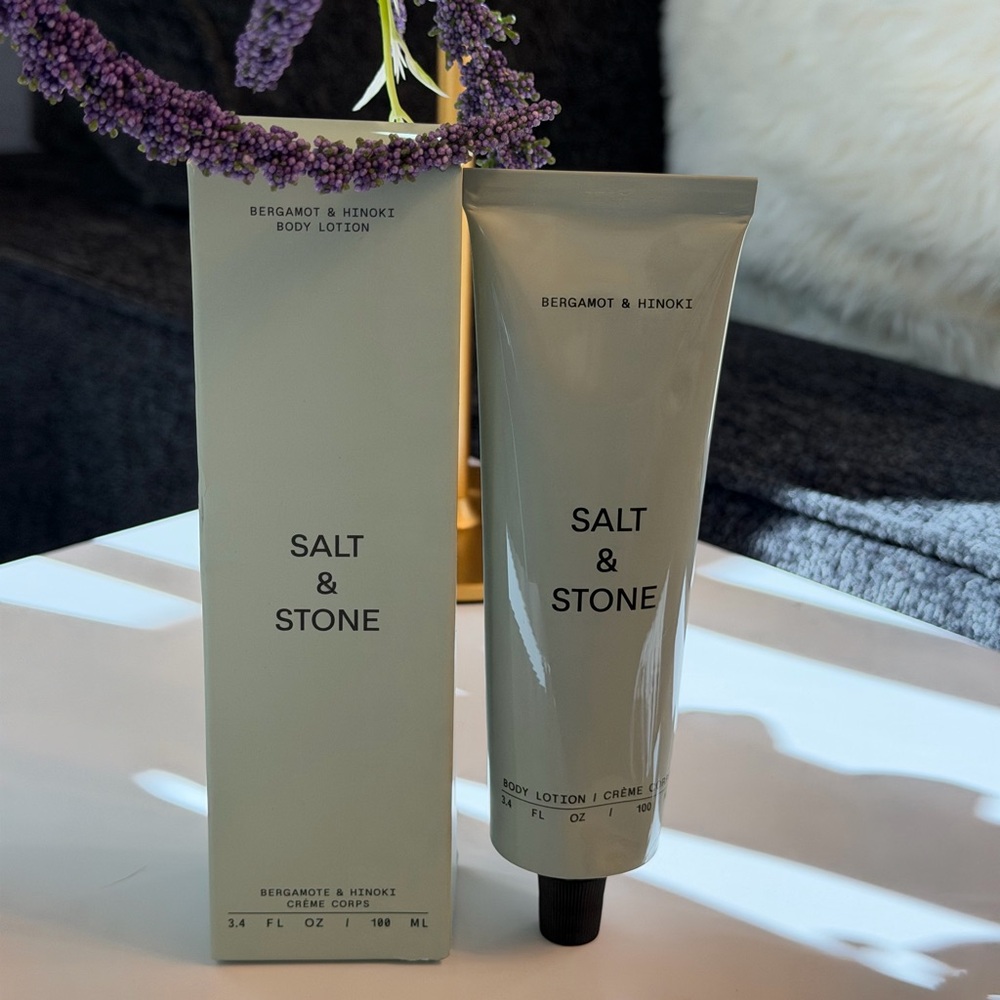 SALT & STONE Contingency Body Lotion In Bergamot & Hinoki Cream - Picture 5 of 15